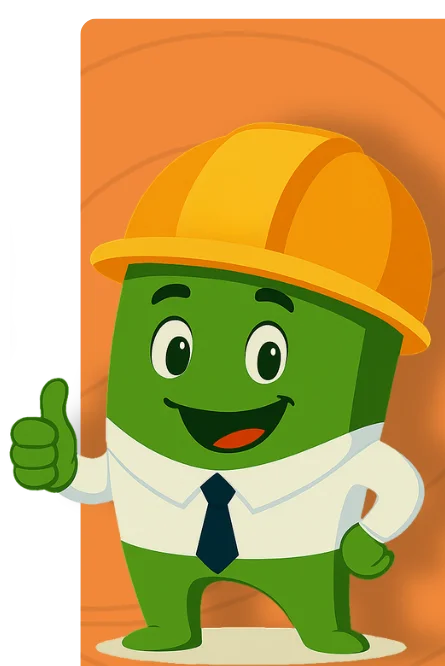 Mascote eDelfe - Atendimento humano em SST