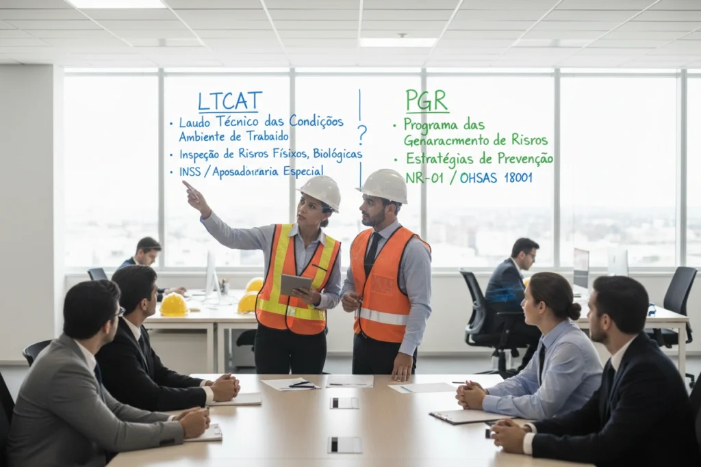 Entenda a diferença entre LTCAT e PGR na gestão de SST