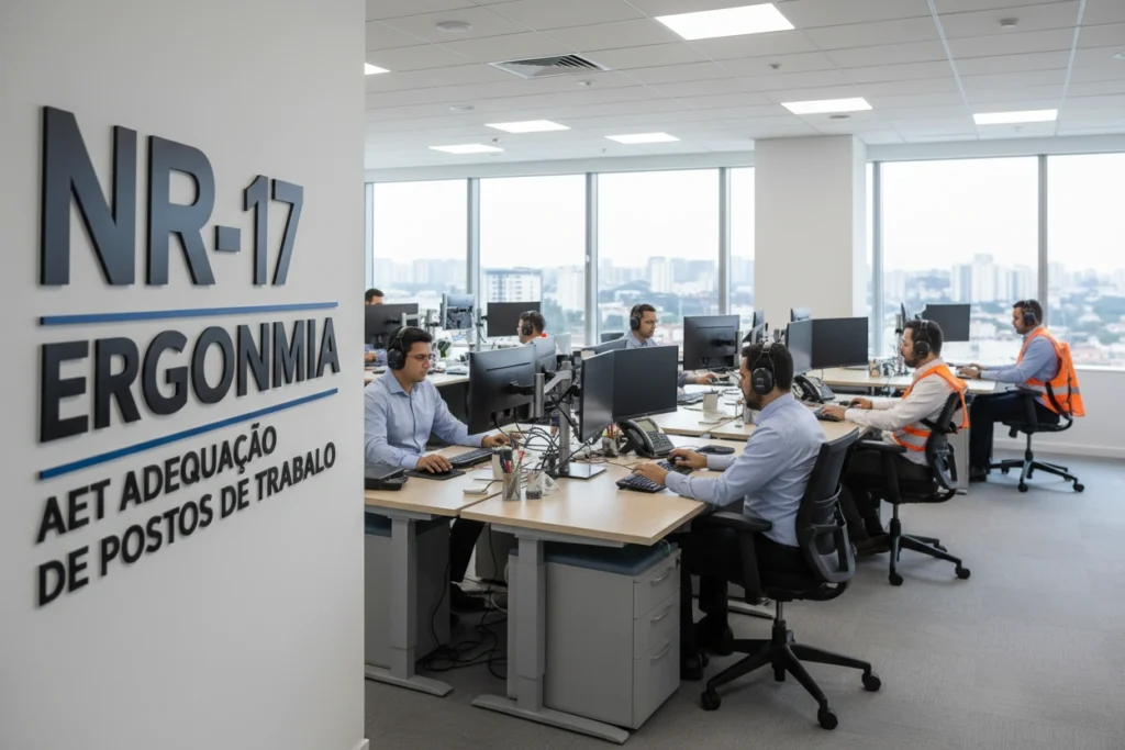 NR-17 Ergonomia AET: Adequação de Postos de Trabalho